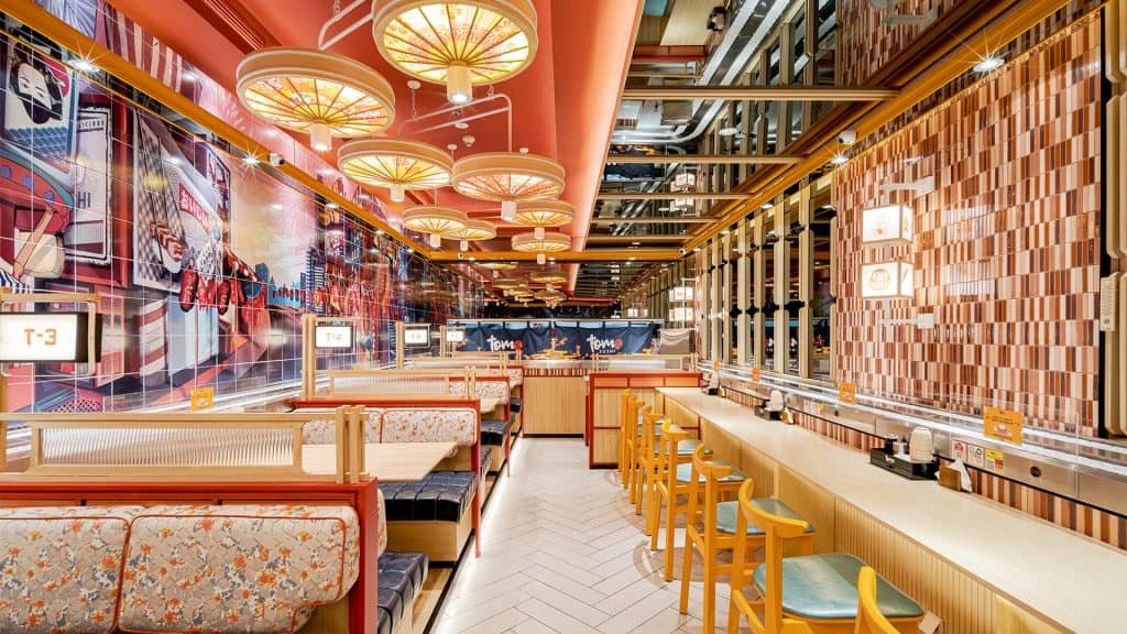 Tom Sushi at Kota Kasablanka, furnished by IKONS