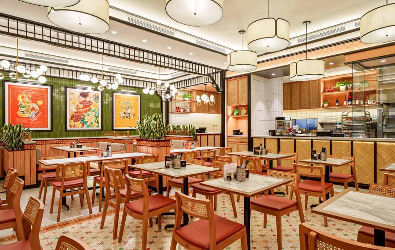 Baia Nonna restaurant at Grand Indonesia, furnished by IKONS