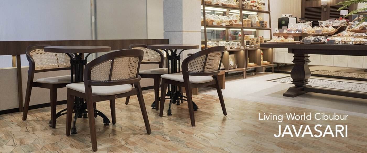 JAVASARI AT LIVING WORLD CIBUBUR, WOODEN CHAIR